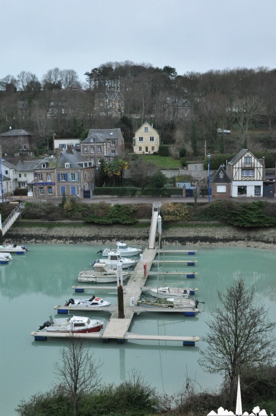 Saint-Valery-en-Caux - Le port  vue de l'hôtel